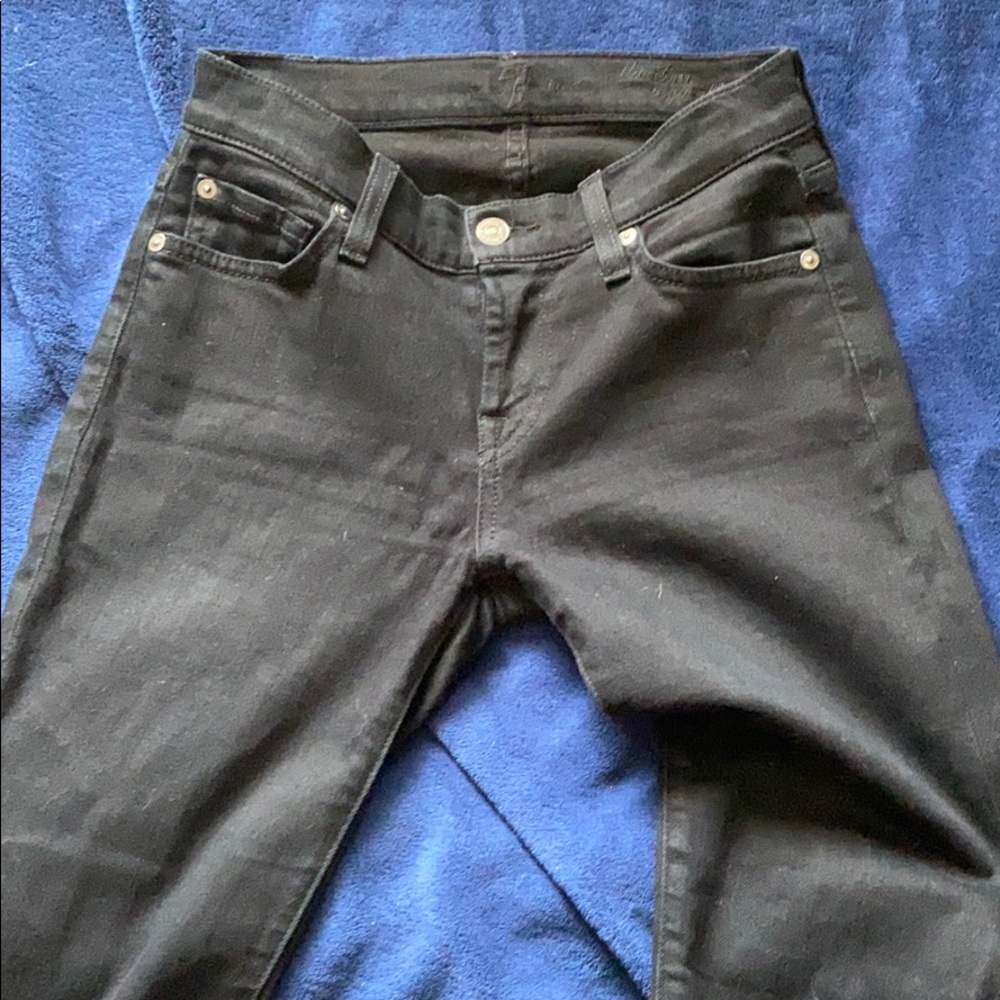 7 for all man kind jeans ! Black jeans